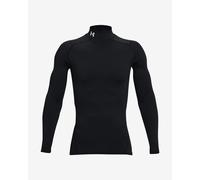 Under Armour ColdGear Compression Mock Long-Sleeved Top Black White - L