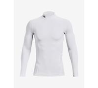 Under Armour ColdGear Compression Mock Long-Sleeved Top White - S
