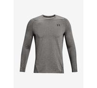 Under Armour ColdGear Fitted Logo Long Sleeve T-Shirt Grey - M