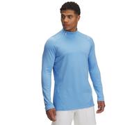 Under Armour Men's Slim Fit Mock, Coldgear, Carolina Blue/White, M