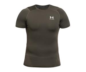 Under Armour Compressed HeatGear Thermal T-Shirt - Marine OD Green/White