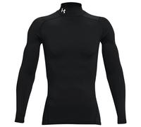 UNDER ARMOUR COMPRESSION LONG SLEEVE GOLF MOCK BASE LAYER - BLACK