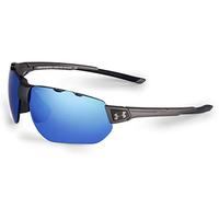 Under Armour Conquer Satin Carbon Frame/Black Rubber/Gray/Blue Mirror Lens One Size