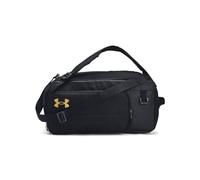 Under Armour Contain Duo Unisex Adults Duffel Bags, Black,Size S, Black / / Metallic Gold, S