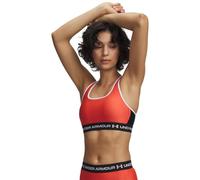 Under Armour Crossback Mid Sports Bra Orange Black - M