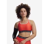 Under Armour Crossback Mid Sports Bra Orange Black - XS