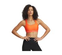 Under Armour Crossback Medium Support Sports Top Orange XS Women
