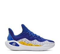 Under Armour Curry 11 Dub Nation Unisex Sneakers Size 11.5 Men, Size 13 Women Golden State Warriors 3026615-100 White Blue