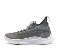 Under Armour Curry Flow 8 Shine Mens Grey Trainers - Size UK 6