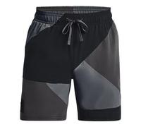 Under Armour Curry Woven 7 inch Basketball Shorts 'Black Grey' 1377306-001 XL