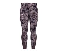 Under Armour Damen HeatGear Armour Novelty Ankle Leg Crop Hose, Ash Plum (554)/White, Large