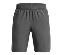Under Armour Boys Training Woven Wordmark Shorts – Grey – Size XS