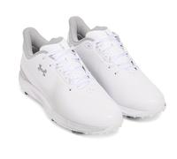 UNDER ARMOUR 2025 DRIVE FADE GOLF SHOES - WHITE / METALLIC SILVER - 9 UK