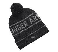 Under Armour Drive Pom Beanie Black/CASTLEROCK - OSFM Size: One Size