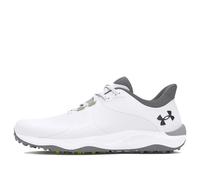 Under Armour Drive Pro Spikeless Golf Wide 'White Metallic Gun Metal' 3026921-100 7.5
