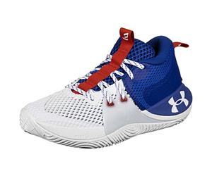Under Armour Embiid 1 Lace-Up White Synthetic Mens Trainers 3023086_017