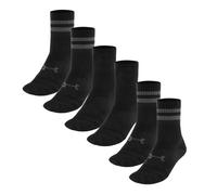 Under Armour Essential Crew Socks Black/Castlerock - 6 pairs