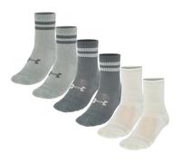 Under Armour Essential Crew Socks Titanium / Clay Green - 6 pairs