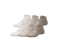 Under Armour Essential Low Socks 6 Pack, (200) Taupe Dusk/Taupe Dusk/Stone, Large
