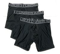 Under Armour Essential Tech 6 inch Boxerjock - 3 pack, Black/Black/Black, M