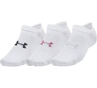 Under Armour Essentials (3 Pack) No Show Socks - White