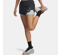 Under Armour Explor Trail Ultra Lined Running shorts Women-anthracite, blue, Size S