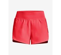 Under Armour Flex Woven 2in1 Shorts Red Black Women - XS