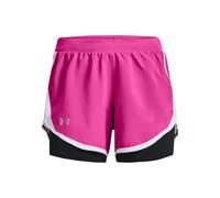Under Armour Fly By 2.0 2in1 Shorts Women - Pink, White, Size XS