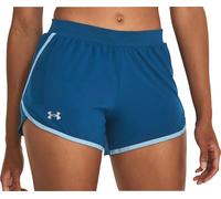 Under Armour Fly By 2.0 Womens Running Shorts Blue Lightweight Lined Breathable