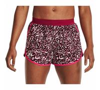 Under Armour Fly By 2.0 Womens Running Shorts Pink Printed Lightweight Lined Run