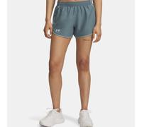Under Armour Fly By 3in Running Shorts Women - Blue Grey, Petrol, Size M