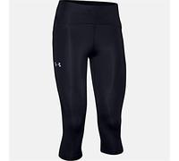 Under Armour Fly Fast Speed Capri, Women Black, Black / Black / Reflective (001), LG
