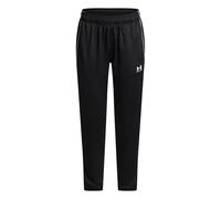 Under Armour Girls' Challenger Training Pant, Comfortable Tracksuit Bottoms with Ankle Zips for Ease of Use, Girls' Joggers with Pockets,Black / / White,YXL