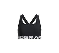 Under Armour Girls' Crossback Bra, Comfortable Sports Bra with HeatGear® Fabric, Fast-Drying Workout and Training Bra Black