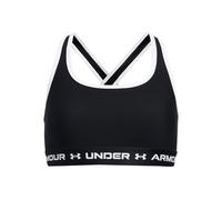 Under Armour Girls G Crossback Mid Solid Bra, Black, 12 Years EU