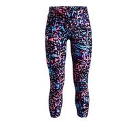 Under Armour Girls HeatGear Armour Printed Ankle Crop Legging Colour: Black, Size: Youth Extra Large 160-170CM