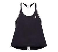 UNDER ARMOUR Girls Knockout Tank, Black/ White, Size M=9-10 Years Black/ White