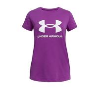 Under Armour Girl's Live Sportstyle Graphic Kurzarm-t-Shirt, (580) Cassis/White, XL