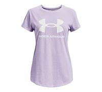 Under Armour Girls Live Sportstyle Short Sleeve T-Shirt Nebula Purple 11-12 Years