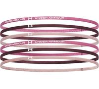 Under Armour - Girls Mini Elastics, Pack of 6, (659), Sunset Fuchsia, White, One Size, (659) Fuchsia Dusk/White, One Size, (659) Fuchsia Dusk / White, One Size