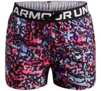 Under Armour Girls Play Up Printed Short Size: Youth Small 130-140CM, Colour: Black