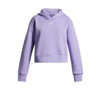 Under Armour Girls' Rival Fleece Hoodie, Ultra-Soft Fleece-Lined Girls' Hoodie, Lightweight and Comfortable Hooded Top for Training and Warming Up,Transparent / / White,YLG
