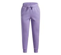 Under Armour Girls' Rival Fleece Jogger, Ultra-Soft Cotton-Blend Girls' Joggers, Lightweight Tracksuit Bottoms with Tapered Leg Fit,Transparent / / White,YXL