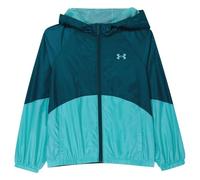 Under Armour Girls Sport Style Windbreaker Jacket Outerwear Hydro Teal/Turquoise 11-12 Years