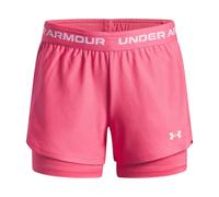 Under Armour Girls Tech Play Up 2-in-1 Short Colour: Pink, Size: Youth Small 130-140CM