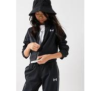Under Armour Girl's Icon Knit Crop Tracksuit - Size M, Black, 12 Years