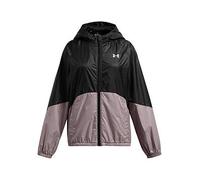 UNDER ARMOUR Girls Training Sport Windbreaker Jacket - Black, Black, Size Xs Black