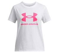 Under Armour Girls UA Big Logo T-Shirt Size: Youth Large 150-160CM, Colour: White