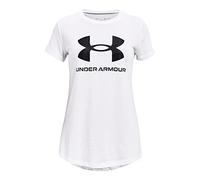 Under Armour Girls Ua G Sportstyle Logo T-Shirt, White, L EU