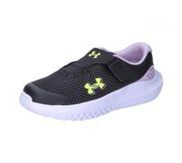 Girl's Under Armour Infants Surge 4 AC Running Trainers (Black/Purple) - Size: I6.5